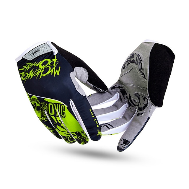  Γάντια ποδηλασίας Αναπνέει Αντιολισθητικό Anti Transpirație Προστατευτικό Γάντια για Δραστηριότητες/ Αθλήματα Χειμώνας Ποδηλασία Βουνού Θαλασσί Πράσινο του τριφυλλιού Ρουμπίνι για Ενηλίκων