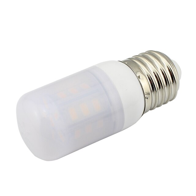  1pc 3 W LED-kornpærer 300-350 lm E26 / E27 T 27 LED perler SMD 5730 Dekorativ Varm hvit Kjølig hvit 9-30 V / 1 stk. / RoHs