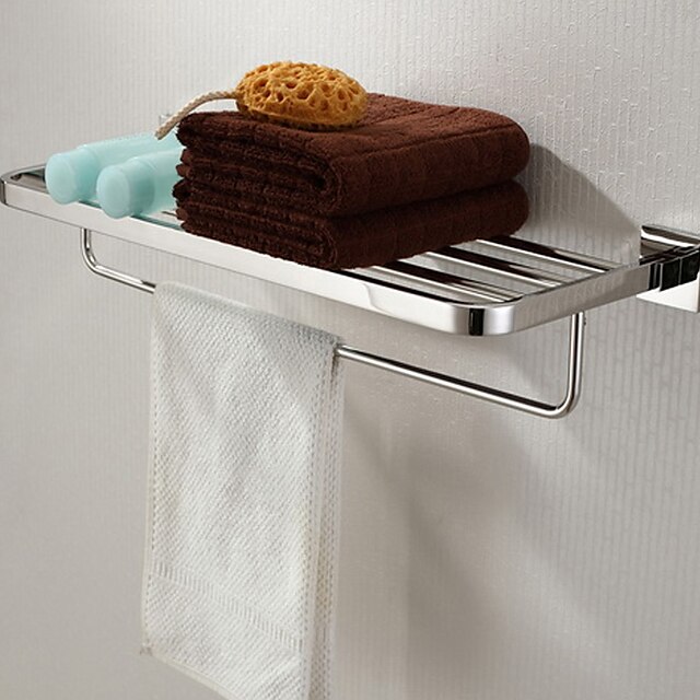  Bathroom Shelf / Stainless Steel Stainless Steel /Contemporary