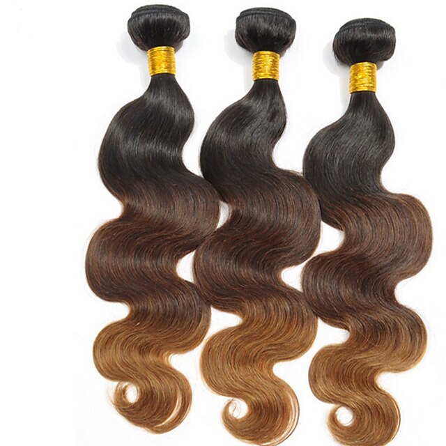  Brazilian Hair Natural Wave Natural Color Hair Weaves 3 Bundles Human Hair Weaves Human Hair Extensions