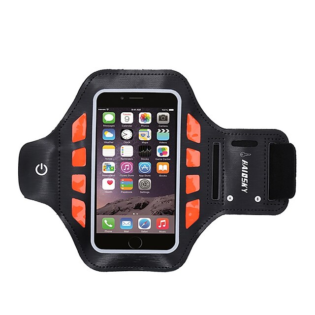  HAISKY Armband Cell Phone Bag Running Pack for Sports Bag Touch Screen Wearable Phone / Iphone Running Bag Terylene Unisex / iPhone 8/7/6S/6