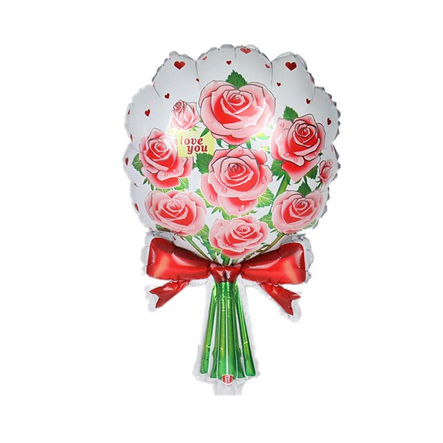  Balls Balloon Roses Creative Novelty Aluminium Adults' Boys' Girls' Toy Gift 1 pcs