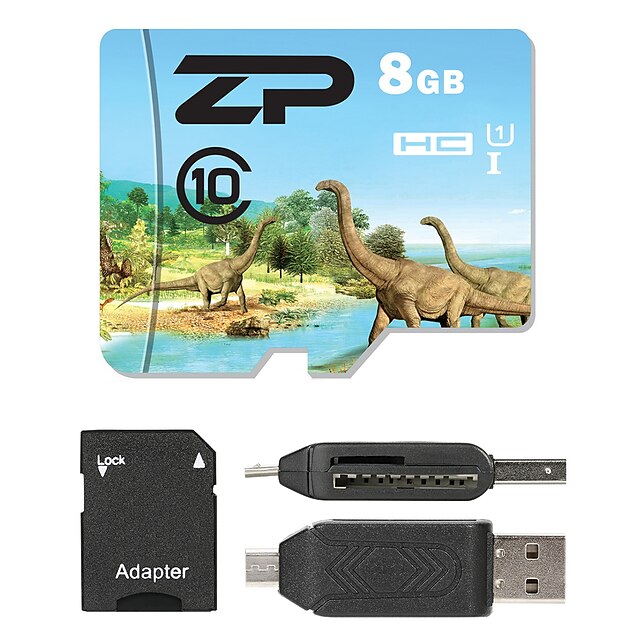  ZP 8GB Micro-SD-Karte TF-Karte Speicherkarte UHS-I U1 / Class10