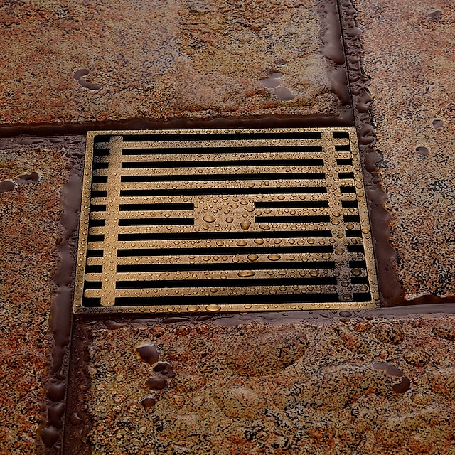  Accessorio rubinetto - Qualità superiore Scarico a pavimento Moderno Ottone Ottone antico