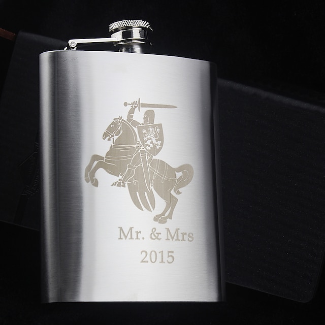  Stainless Steel Hip Flasks Groom Groomsman Parents Baby & Kids Wedding Anniversary Birthday Congratulations Graduation Thank You Business