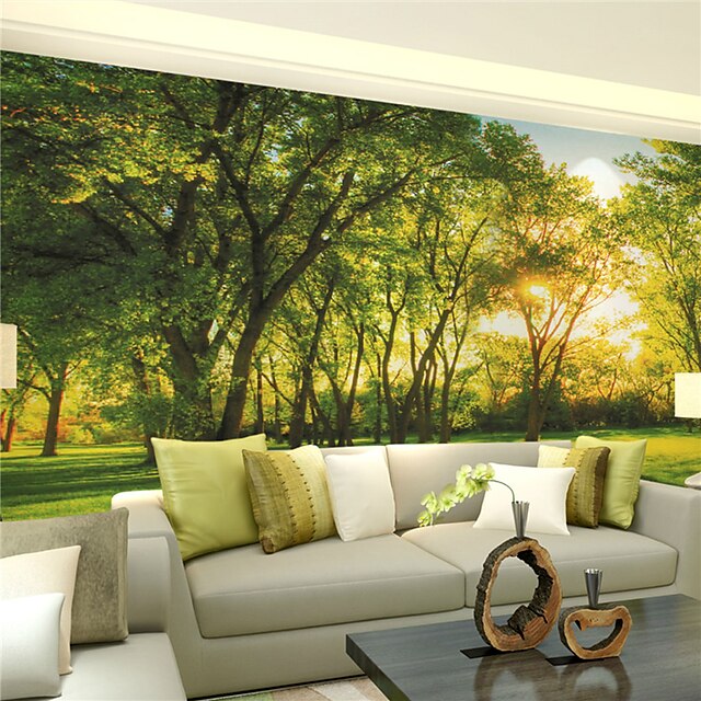 Art Deco 3D Home Decoration Contemporary Wall Covering, Canvas Material Adhesive required Mural, Room Wallcovering