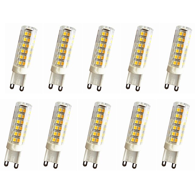  480-600lm E14 / G9 / G4 Becuri LED Bi-pin T 75LED LED-uri de margele SMD 2835 Decorativ Alb Cald / Alb Rece 220V / 110V / 220-240V