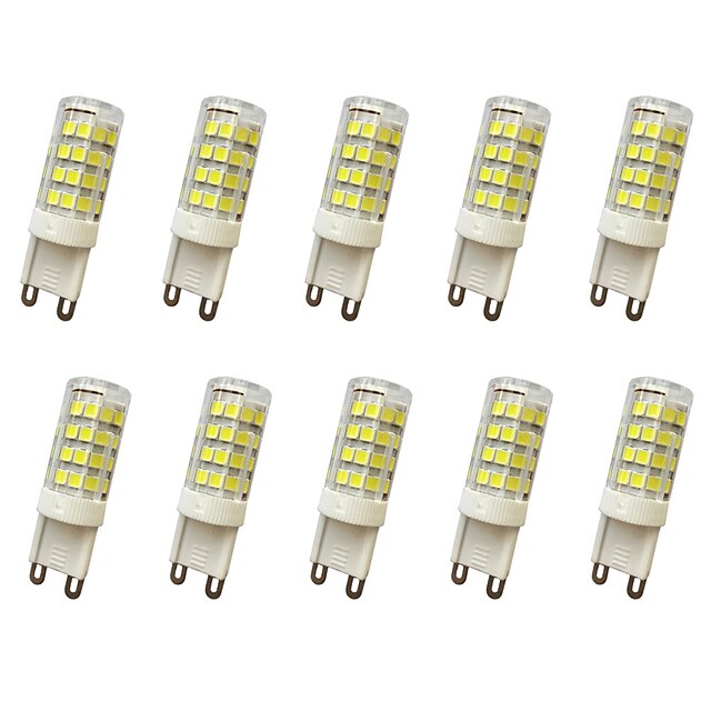  10pcs 300-360lm E14 / G9 / G4 LED Bi-pin Lights T 51LED LED Beads SMD 2835 Decorative Warm White / Cold White 220V / 110V / 220-240V
