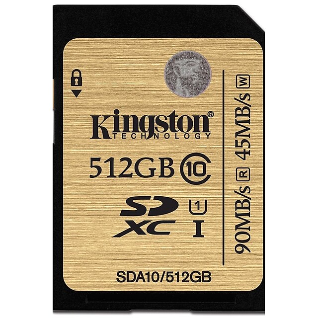  Kingston 512GB Κάρτα SD κάρτα μνήμης UHS-I U1 class10