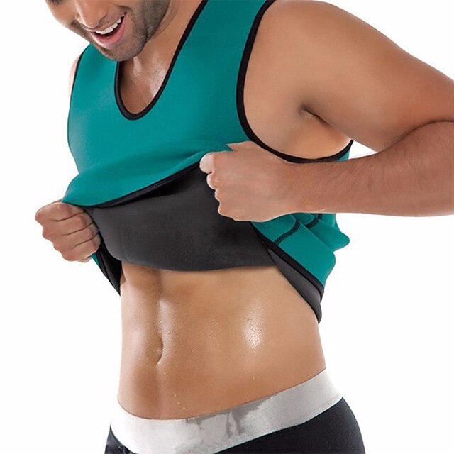  Men Ultra Sweat Thermal Muscle Shirt hot shapers Neoprene slimming body shaper belly waist and abdomen Belt Shapewear Tops Vest