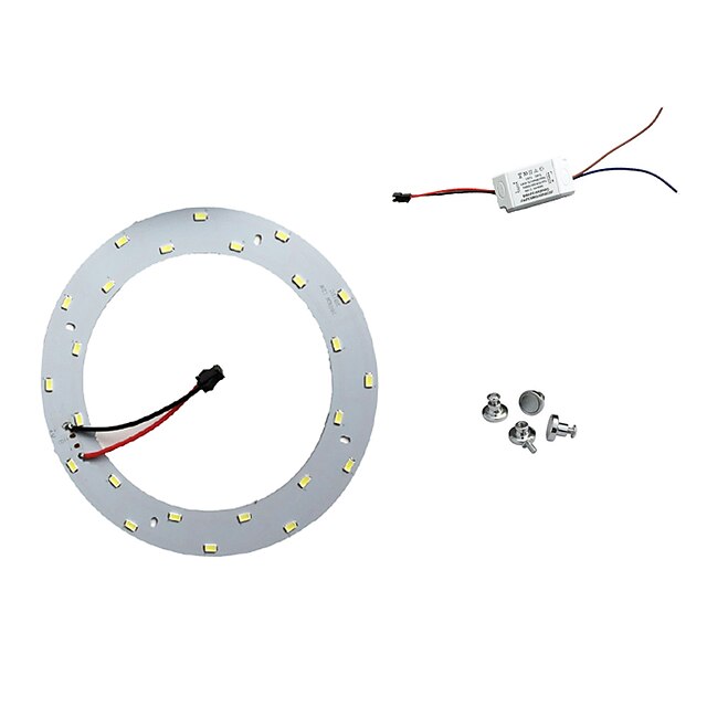  12w белый 6500K 5730 х 24 SMD LED Светодиодный потолочный светильник панели с мощностью магнита