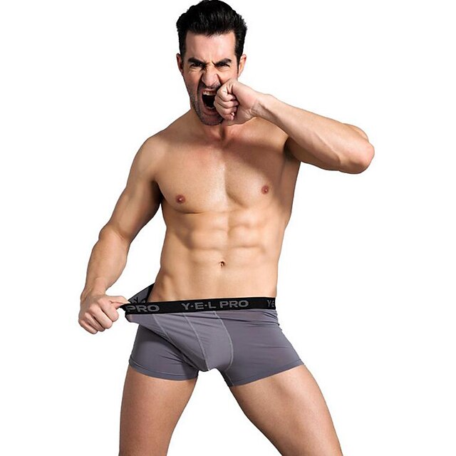  Hombre Shorts para senderismo Al aire libre Resistente al Viento Transpirable Compresión Reductor del Sudor Cómodo Boxers Prendas de abajo