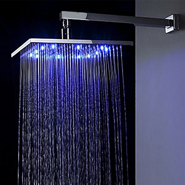 Σύγχρονο Ντουζιέρα Βροχή Χρώμιο Χαρακτηριστικό - LED, Κεφαλή ντους