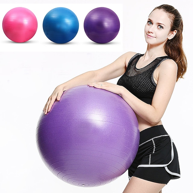  Fitnessball 75cm Durchmesser PVC Explosionsgeschützte Dick Yoga Fitness Zum Damen