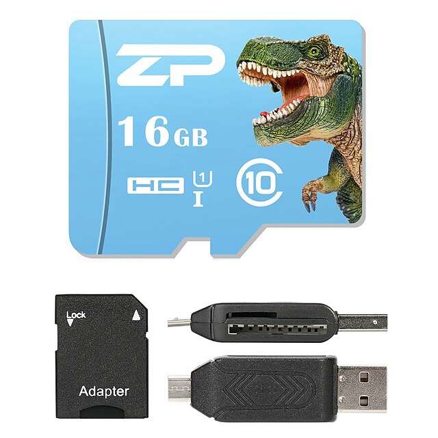  ZP 16GB MicroSD Klass 10 80 Other Multipel i en kortläsare Micro SD-kortläsare SD-kortläsare ZP-1 USB 2.0