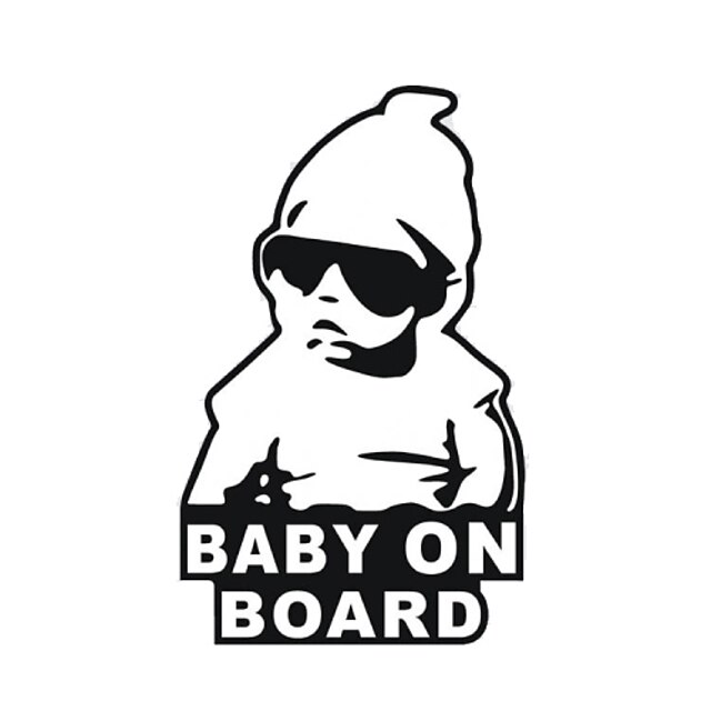  15*9CM/ Cool Baby on Board Car Sticker Motorcycle Sticker