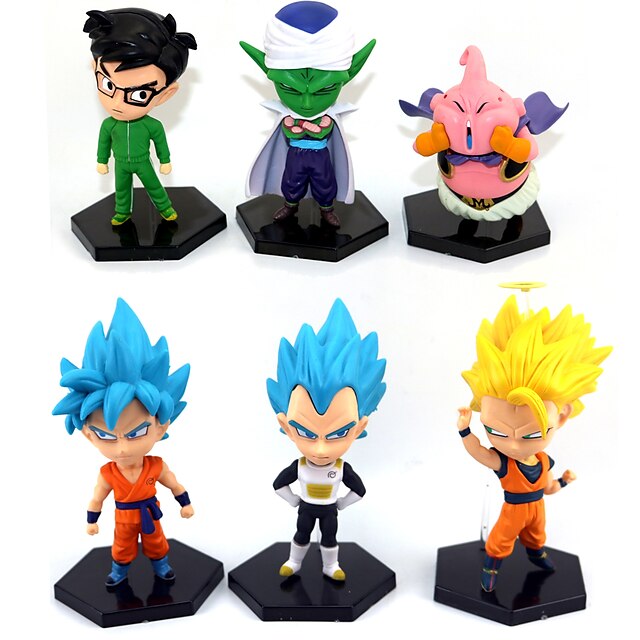  Anime Action Figurer Inspirert av Dragon Ball Goku Anime Cosplay-tilbehør figur PVC Halloween-kostymer