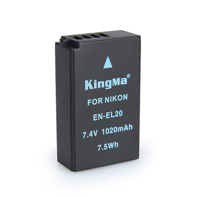  KingMa EN-EL20 BMPCC Digital Camera Battery for Nikon Coolpix A J1 J2 J3 S1 AW1 MH-27