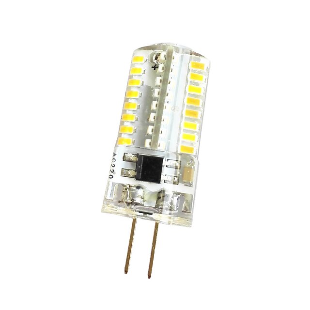  led 3w 280-300lm dc g4 48 ledede perler smd 3014 dimbar varm hvit / kald hvit 220v / 85-265v