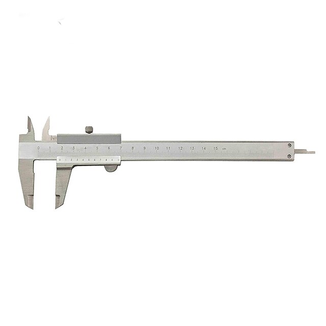  Crab Kingdom® Stainless Steel Depth Vernier Caliper 0-150 - mm Diameter Diameter Measurement Tool Steps