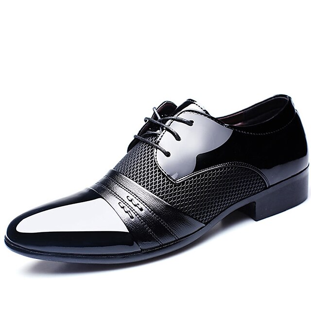  Men's Shoes Cowhide Spring / Summer / Fall Comfort / Formal Shoes Oxfords Walking Shoes Black / Brown / Party & Evening