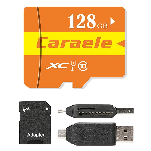  Caraele 128GB Micro SD-kortti TF-kortti muistikortti UHS-I U1 / Class10