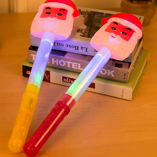  Christmas Gift Christmas Party Supplies Flourescent Glow in the Dark Plastic Toy Gift 1 pcs