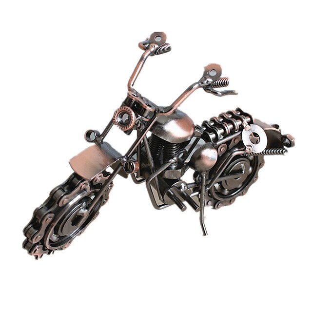  Ausstellungsfiguren Fahrzeuge aus Druckguss Spielzeug-Motorräder Neuartige Moto Metal Retro Vintage 1 pcs Jungen Spielzeuge Geschenk