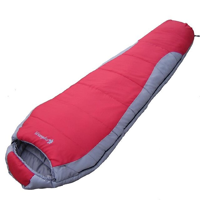  Sleeping Bag Outdoor Mummy Bag -15-20 °C Single T / C Cotton Portable Windproof Moistureproof Quick Dry Breathability for Hunting Hiking Camping Traveling Outdoor Spring Fall Winter