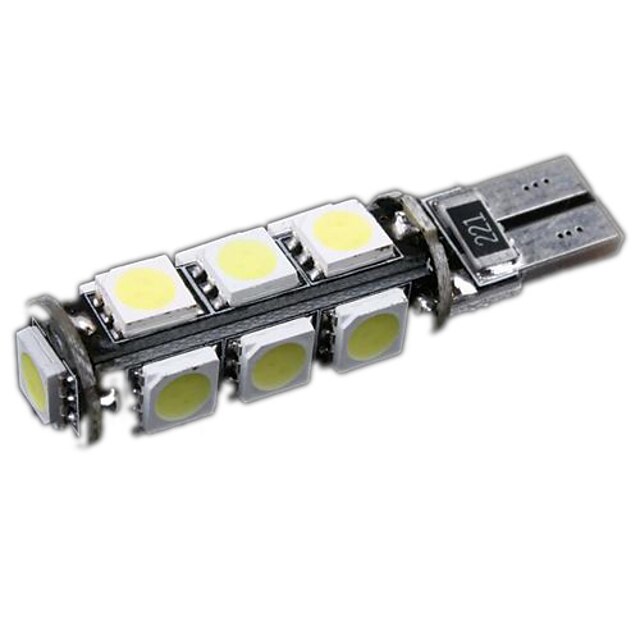  SO.K 10pcs T10 Car Light Bulbs 1 W High Performance LED 13 Interior Lights For
