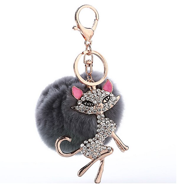  Key Chain Sphere Key Chain Metal Plush