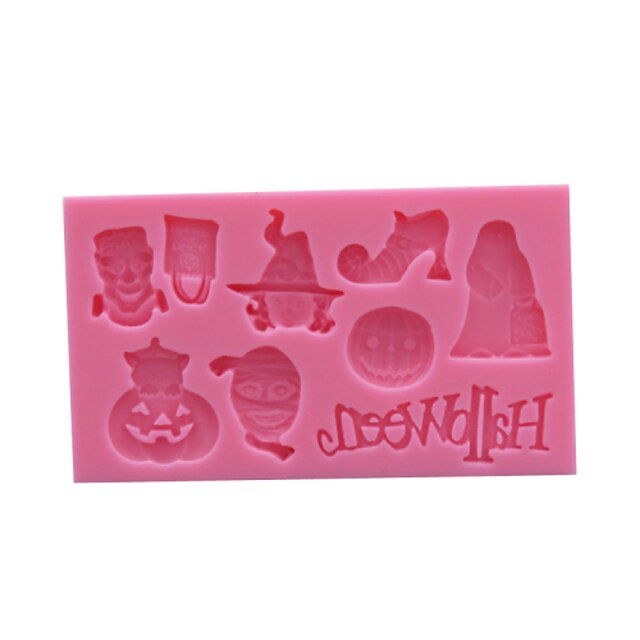  Halloween Silicone Cake Mold Shape ,Fondant Cake Decorating Tools,Chocolate Bakeware Soap Mold,stampi in silicone SM-005