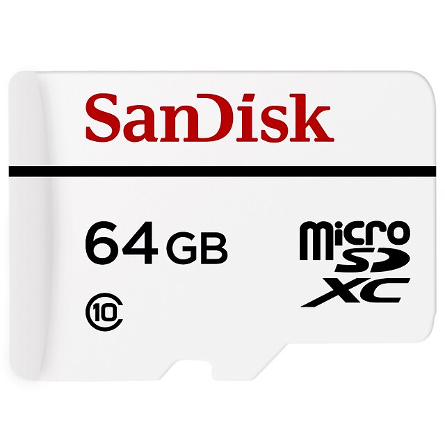  SanDisk 64GB כרטיס ניטור וידאו סיבולת כרטיס מיקרו SD TF כרטיס זיכרון כרטיס class10 גבוהה