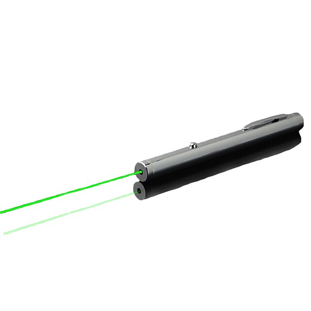  Pen Shaped Laser Pointer 532 nm Aluminum Alloy / For Office and Teaching / AAA Battery