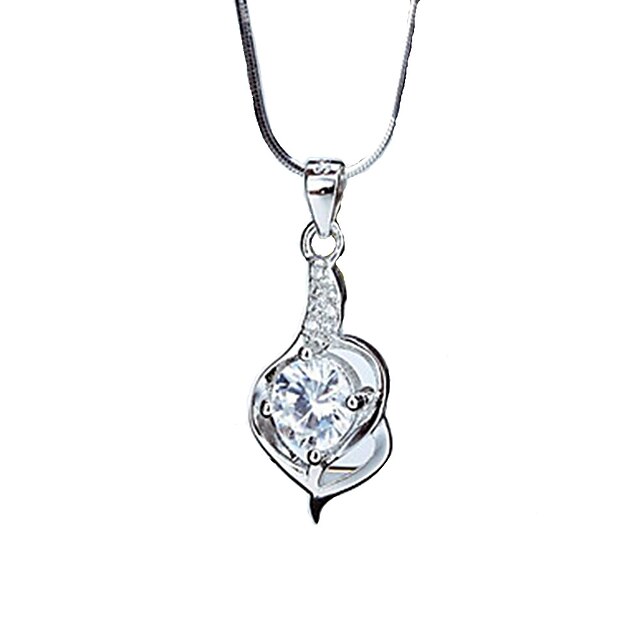  kvinders smykker S925 sølv zircon charme