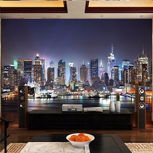 Mural Canvas Wall Covering Adhesive required Art Deco / 3D 2023 US