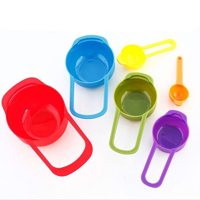  6 set di misurazione Color metro cucina cucchiaio