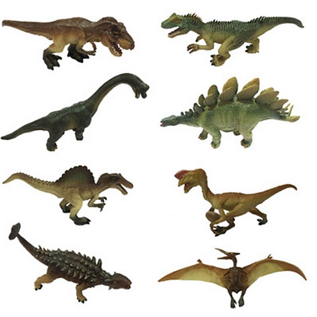  Tue so als ob du spielst Dinosaurier Kunststoff 8 pcs Party Favors, Science Gift Education Spielzeug für Kinder und Erwachsene