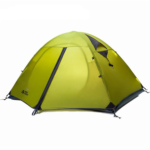  MOBI GARDEN 1 Person Zelte für Rucksackreisen Außen Wasserdicht Tragbar Windundurchlässig Doppellagig Stange Dom Camping Zelt für Wandern Camping Reisen Oxford / Extraleicht(UL)