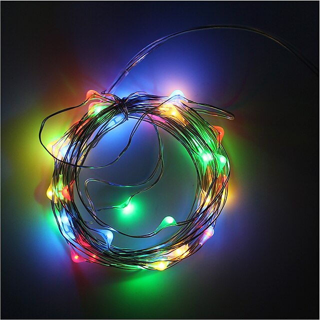  RGB Strip Lights 50 LEDs Warm White / RGB / White Decorative