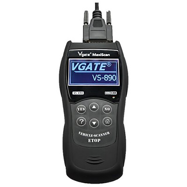  VS890 Multi-language Car Code Reader Auto Diagnostic Scanner - Black