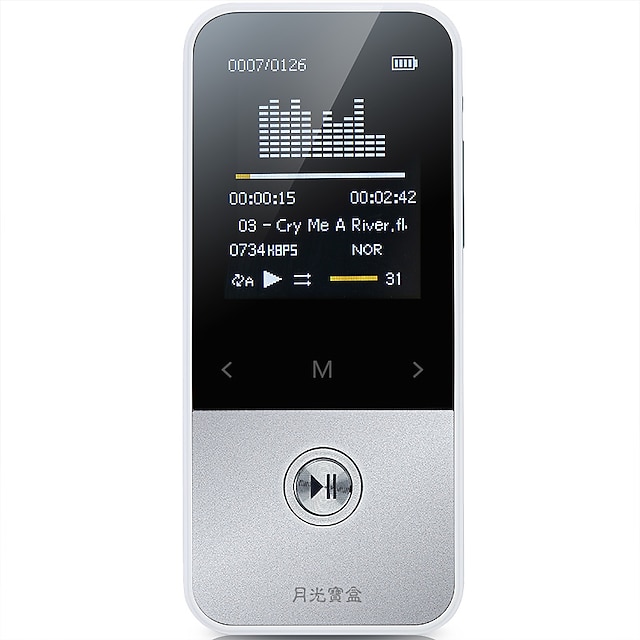  Aigo MP3 MP3 / WMA / WAV / FLAC / APE Batería li-ion recargable