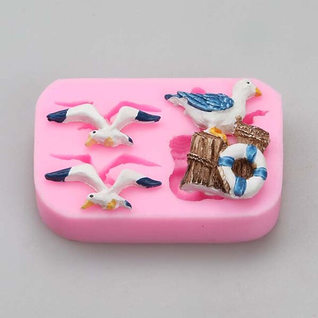  1pc Mold Eco-friendly Animal Silicone For Cake