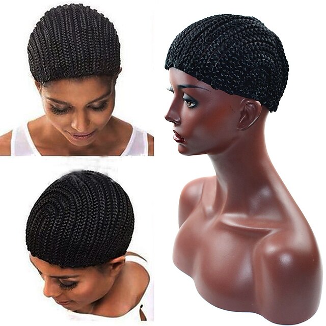  Wig Accessories Plastic Wig Caps Daily Classic Black