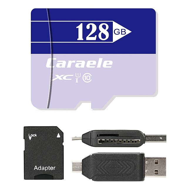  Caraele 128GB Micro-SD-Karte TF-Karte Speicherkarte UHS-I U1 / Class10