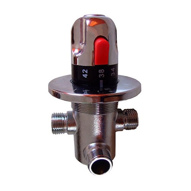  Acessório Faucet - Qualidade superior - Moderna Latão Válvula de controle termostático - Terminar - Cromado