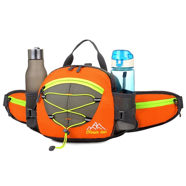  Running Belt Fanny Pack Waist Bag / Waist pack 15 L for Running Camping / Hiking Cycling / Bike Traveling Sports Bag Multifunctional Reflective Waterproof Mesh Nylon Waterproof Material Running Bag