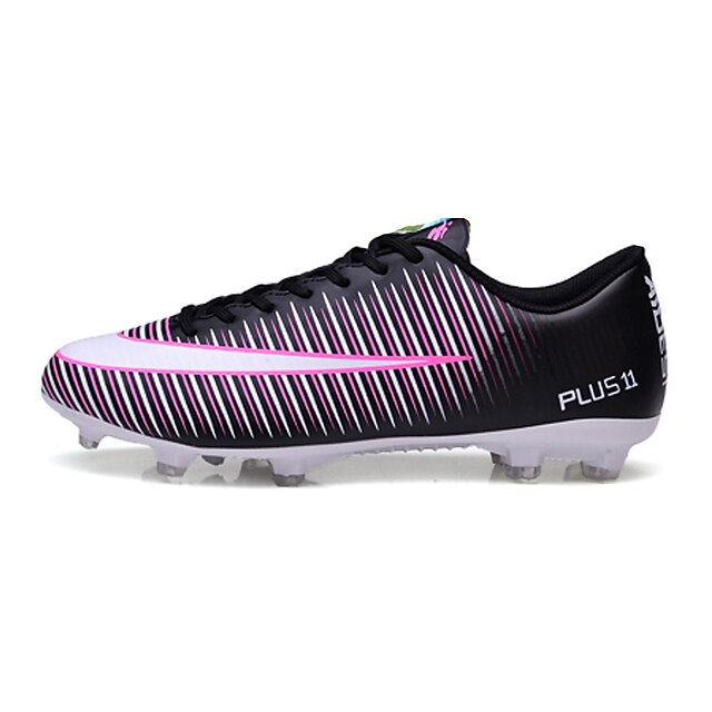  Jungen Sportschuhe Komfort PU Herbst Winter Sportlich Fußball Komfort Schnürsenkel Flacher Absatz Schwarz Grau Fuchsia Flach