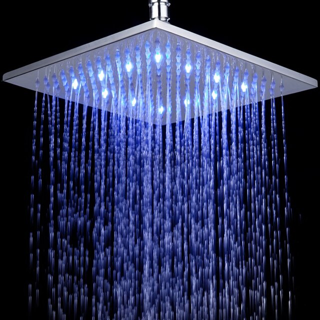  Moderne Regendusche Chrom Eigenschaft - Regenfall / Umweltfreundlich / LED, Duschkopf