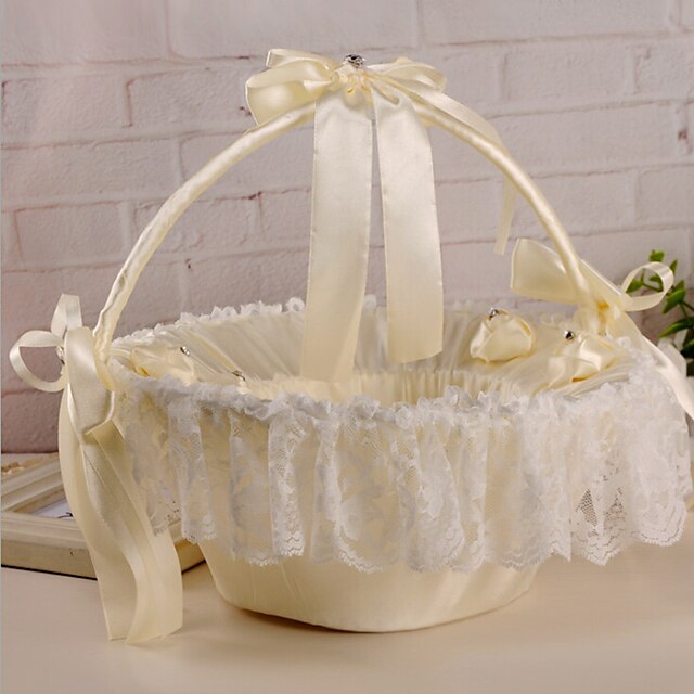  hermosas cintas de lino de la cesta de la flor de la boda arquean ceremonia de la boda